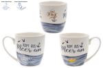 Tasse Becher "Kopf aus, Meer an", Füllmenge 350ml
